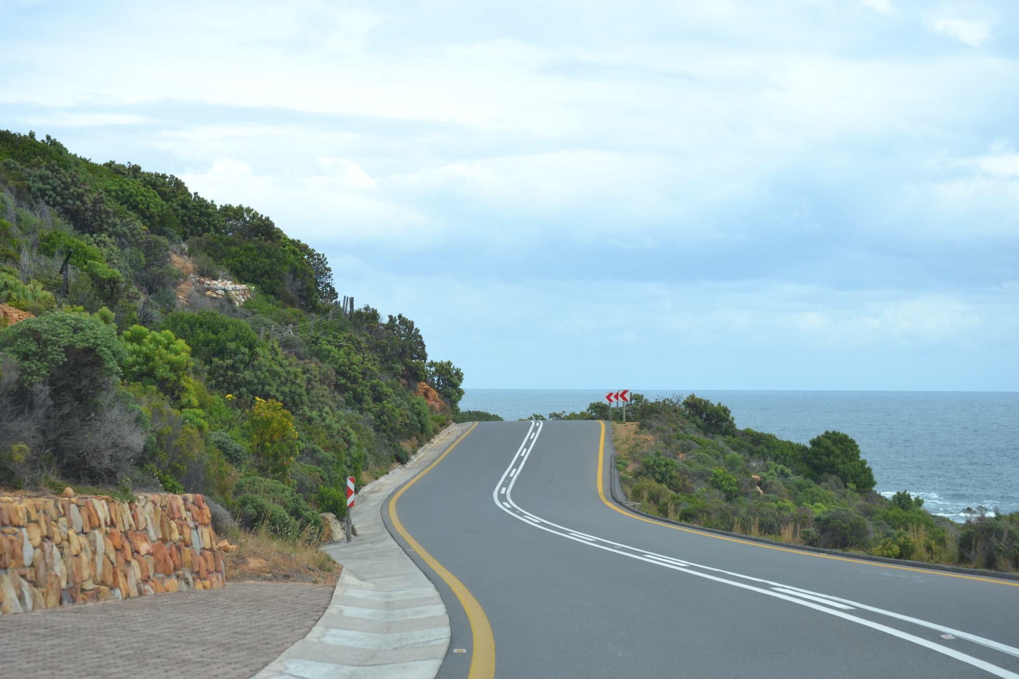Road beside the sea