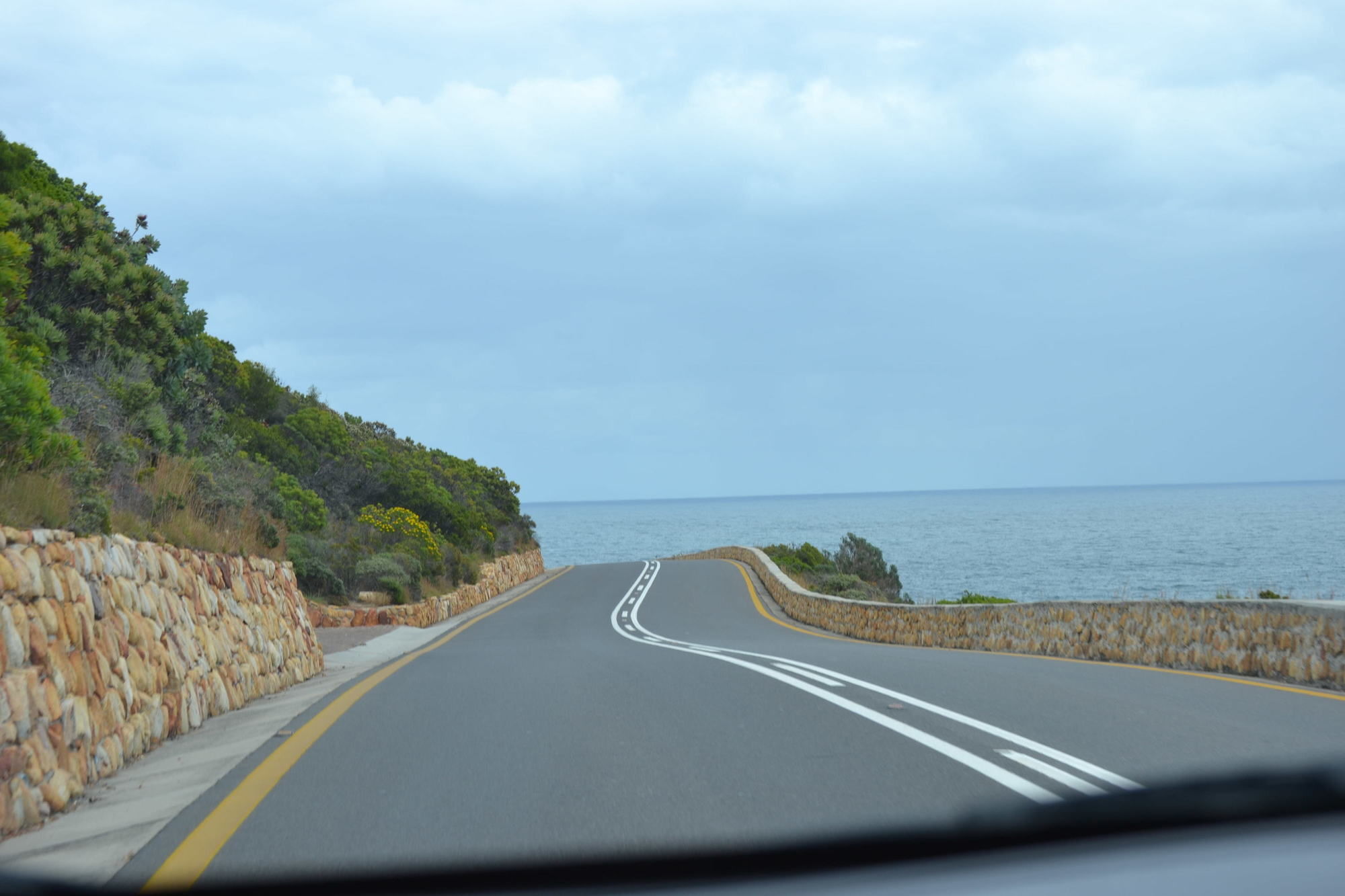 Road near the sea
